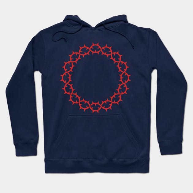 Crown of thorns of the Lord and Savior Jesus Christ. Hoodie by Reformer